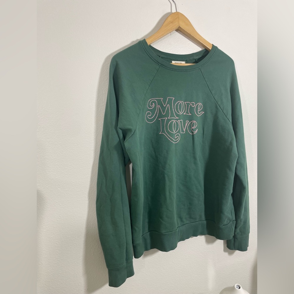 Anthropologie Back When Green Sweater - Picture 5 of 17